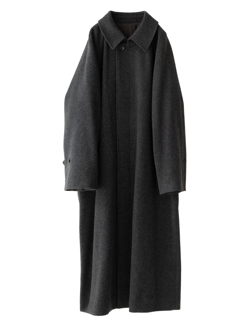 【pre order】Balmacaan coat (charcoal)