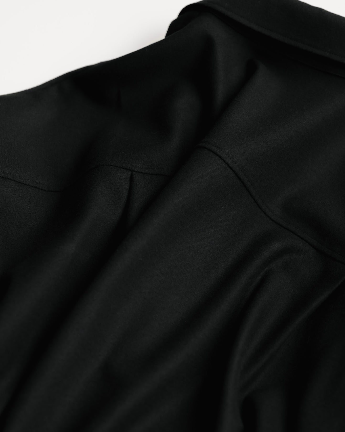 pre order / double brushed shirt (black)