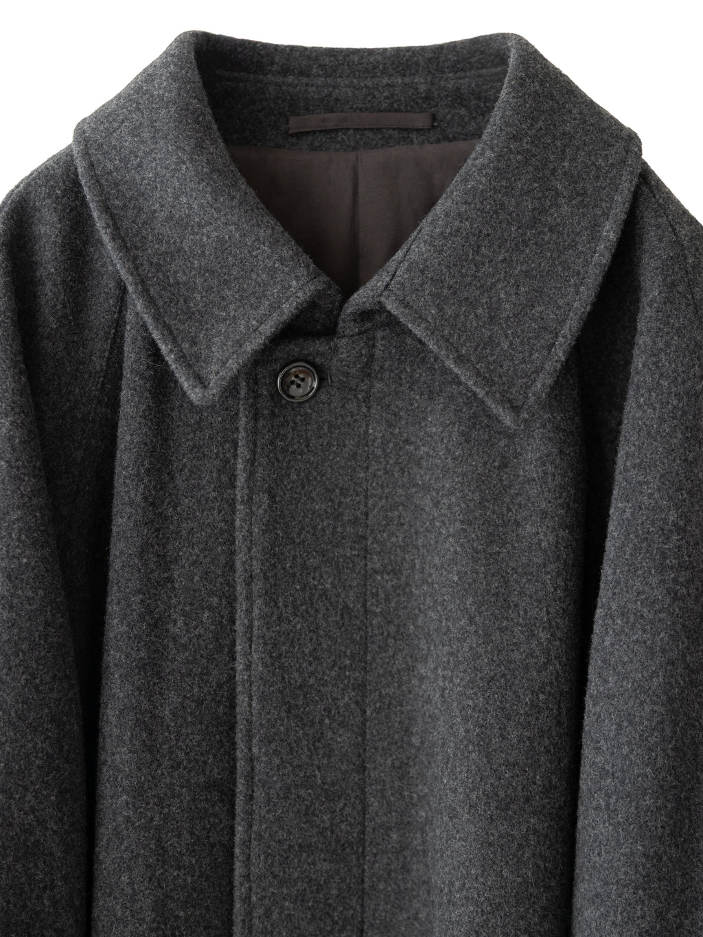 【pre order】Balmacaan coat (charcoal)