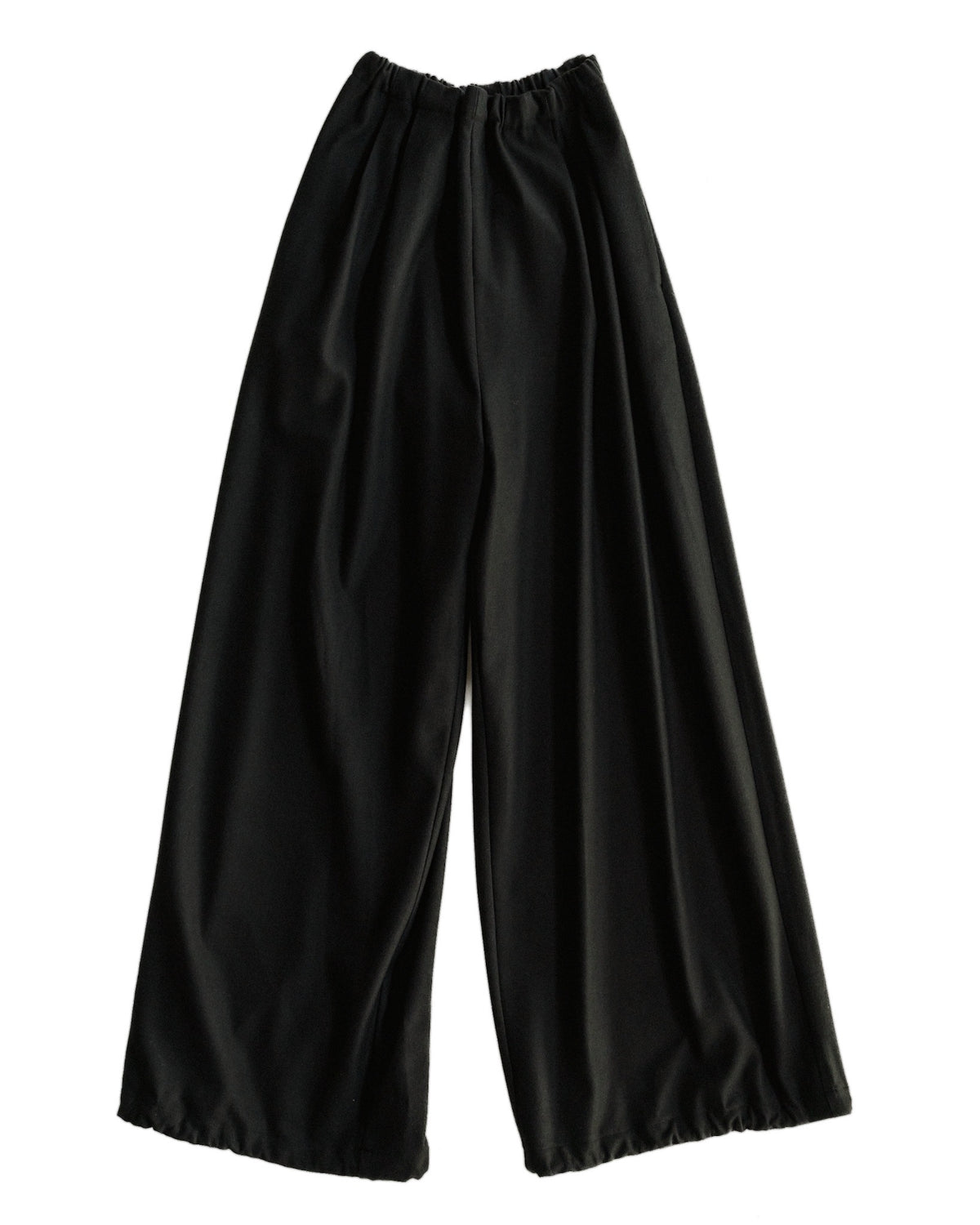 double brushed pants (black)