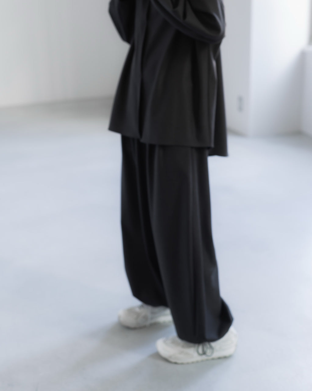 double brushed pants (gray)