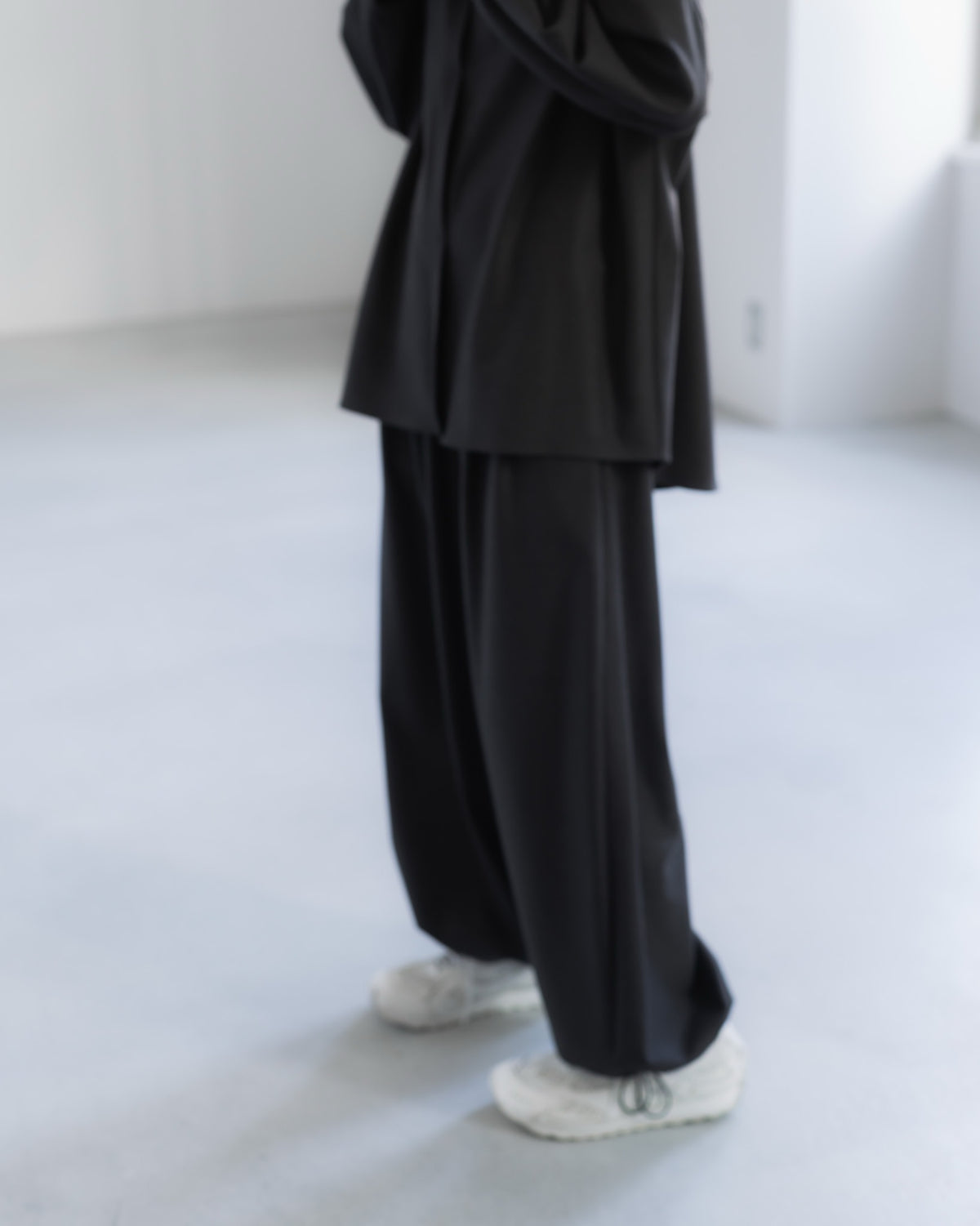 double brushed pants (gray)
