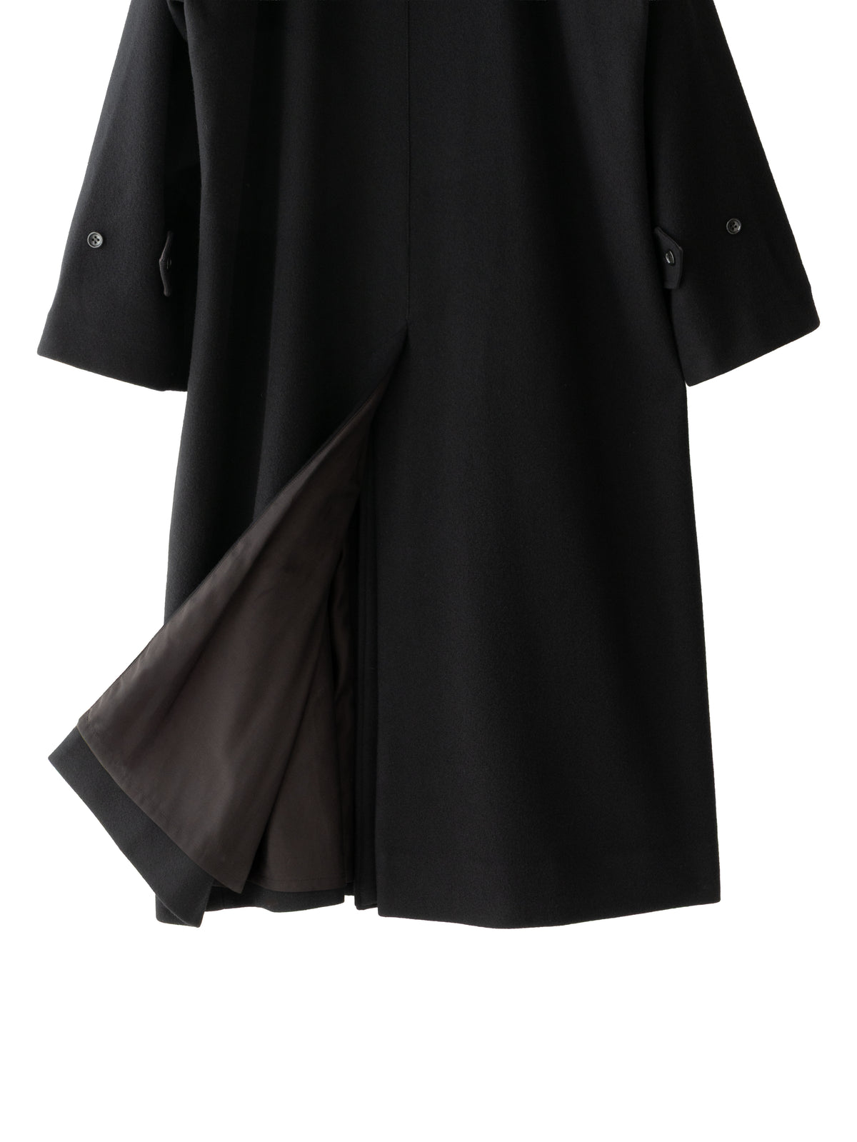 【pre order】Balmacaan coat (black)
