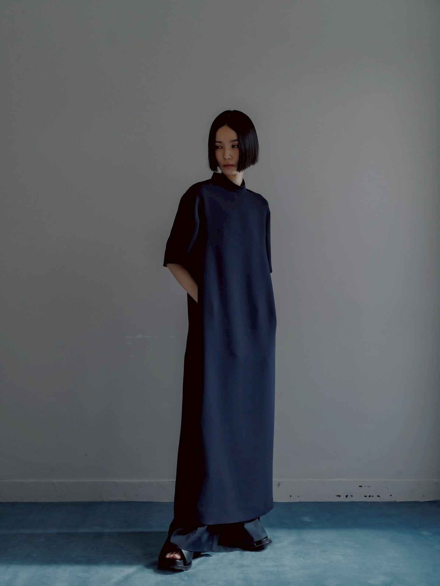 long dress (navy)