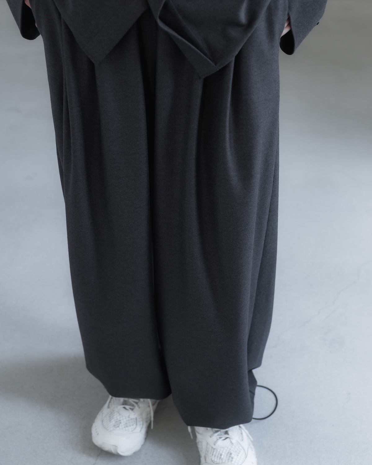 double brushed pants (gray)