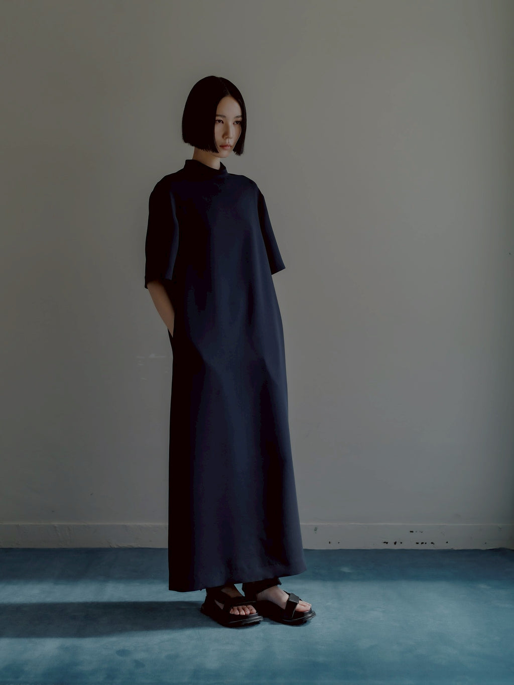 long dress (navy)