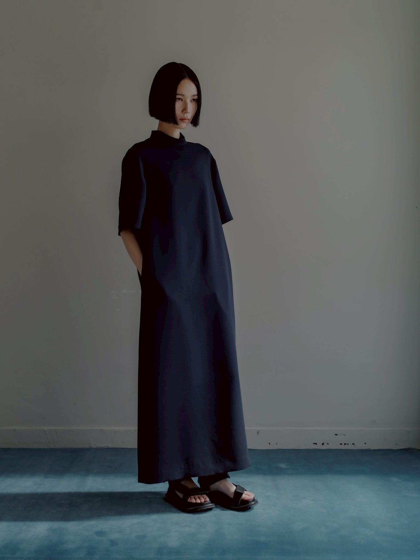 long dress (navy)