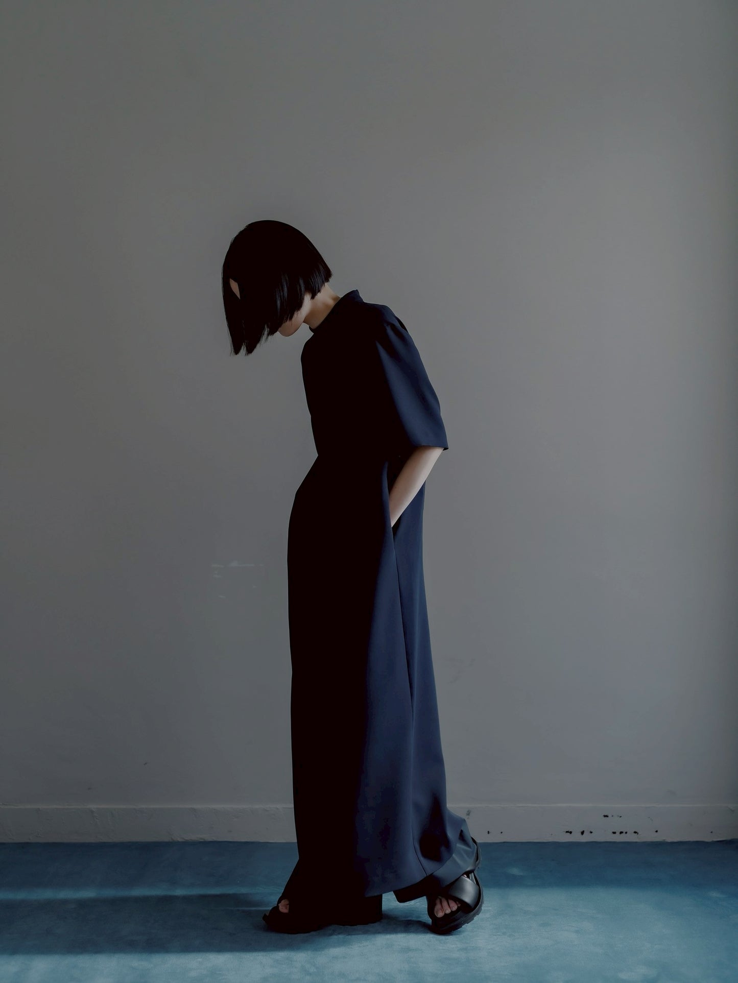 long dress (navy)