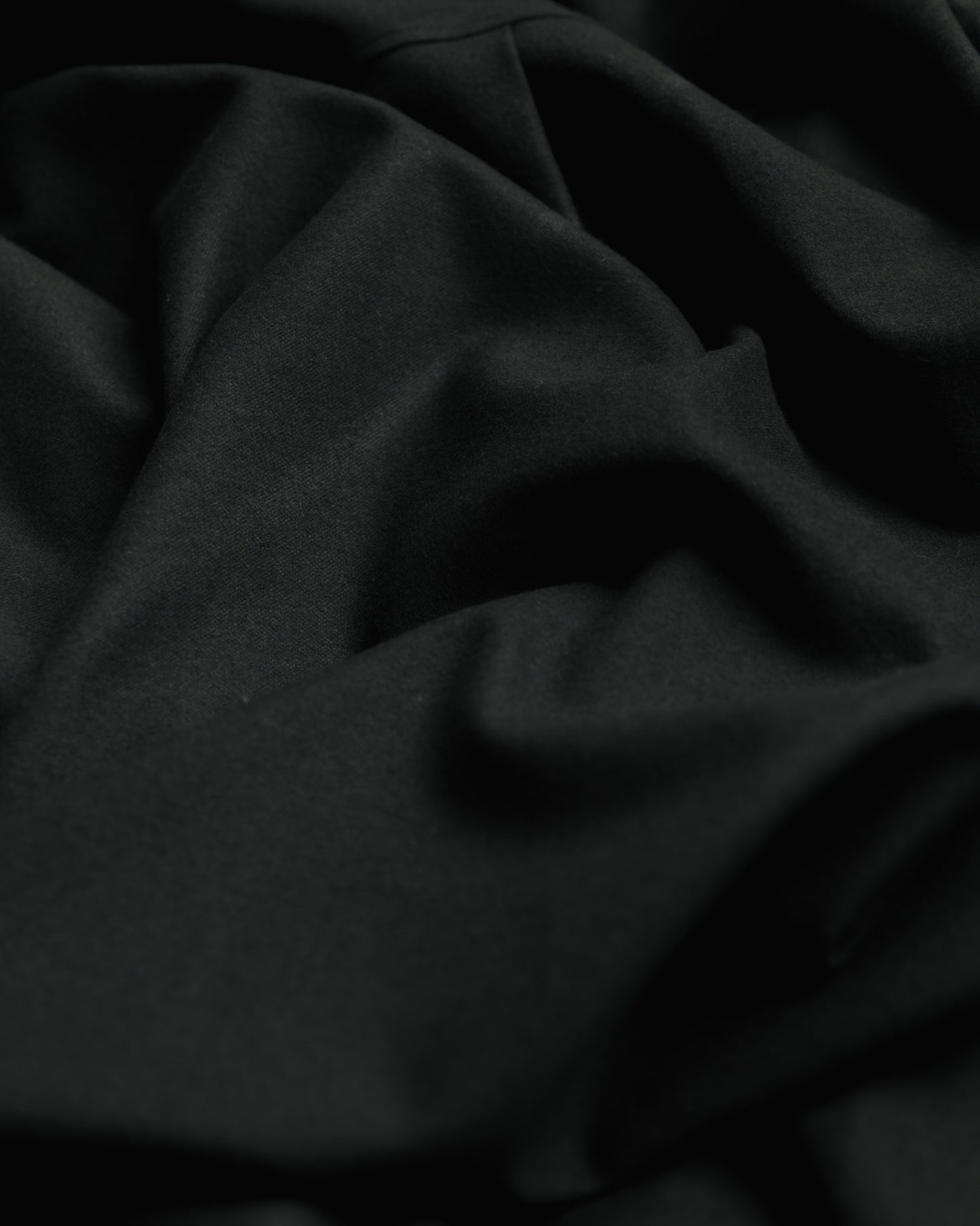 pre order / double brushed shirt (black)