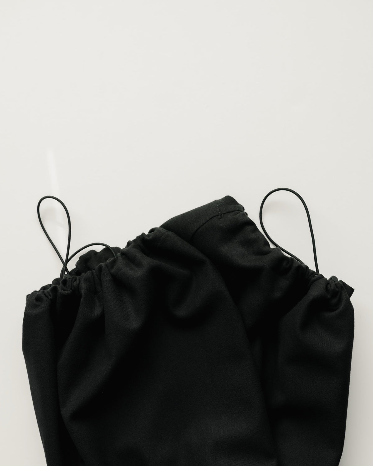 double brushed pants (black)