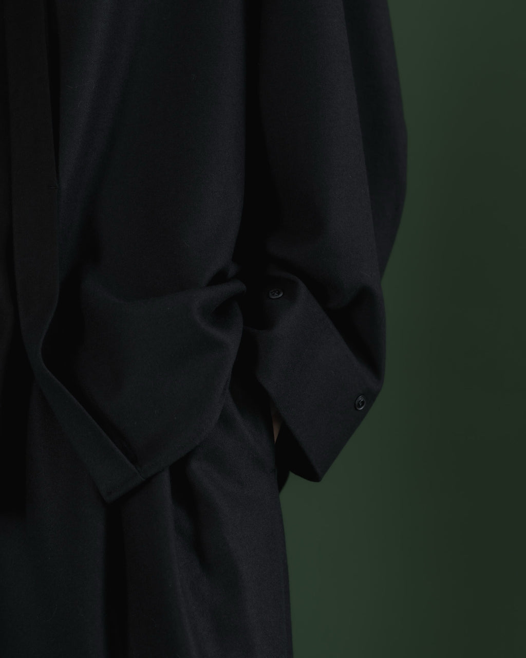 double brushed shirt (black)