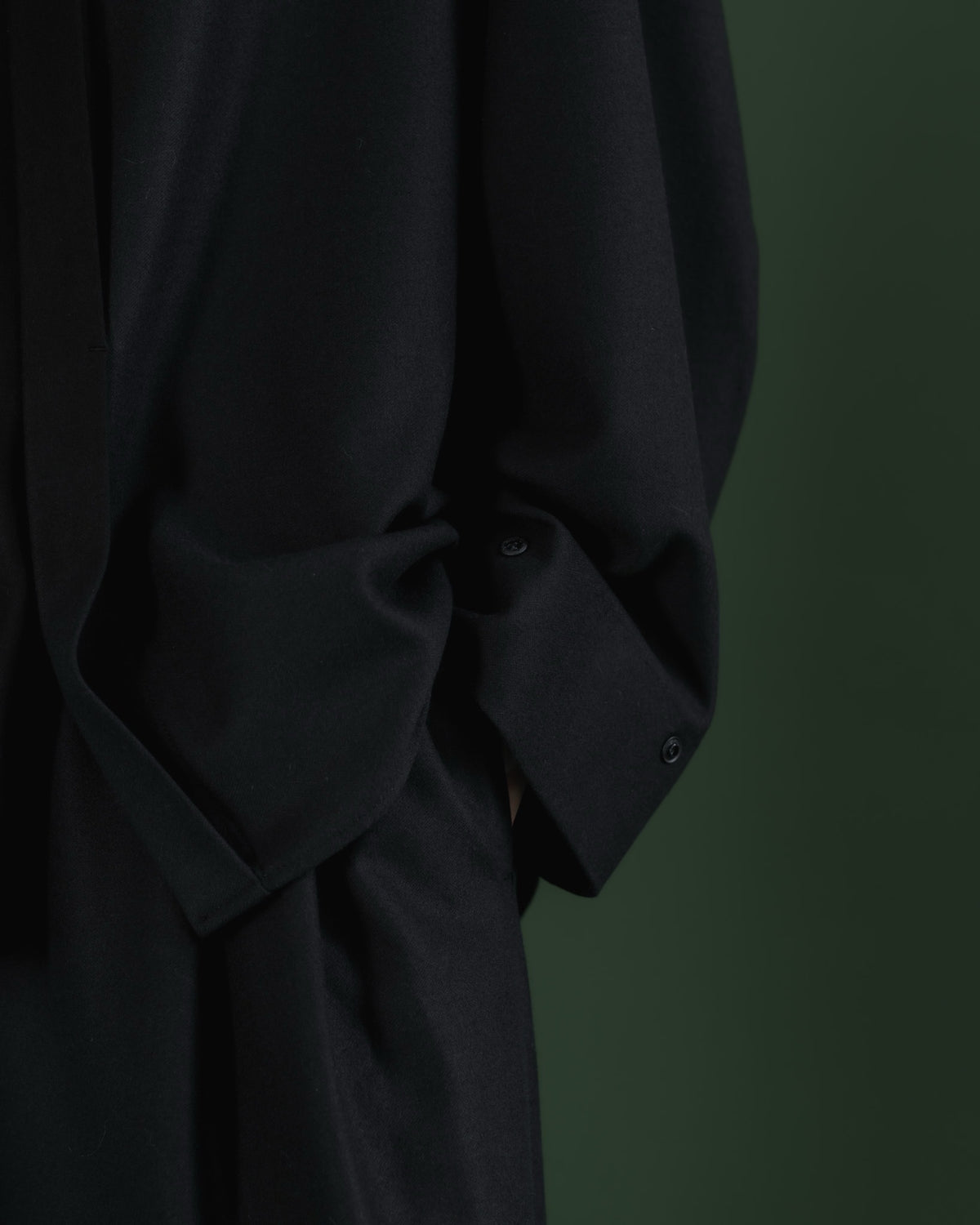 double brushed shirt (black)