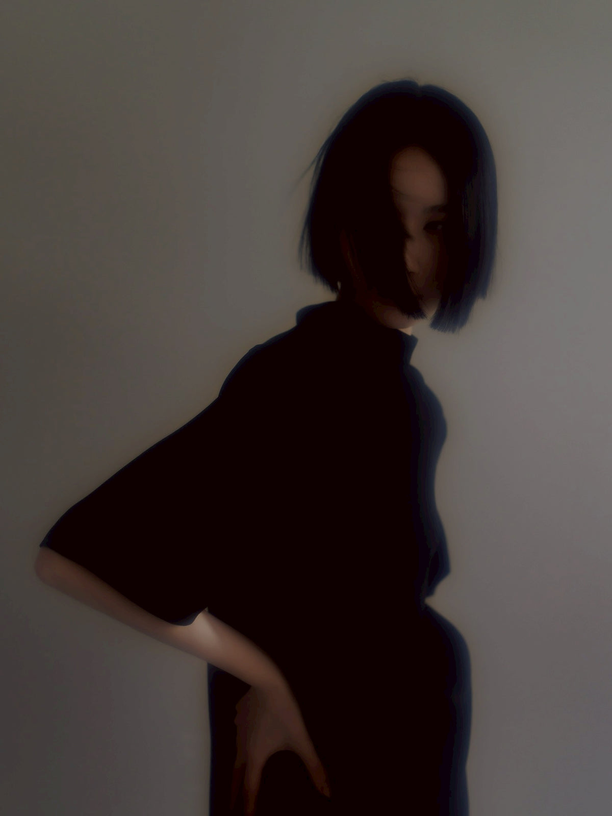 long dress (black)