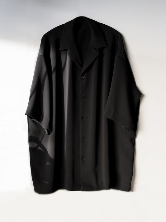 open collar shirt