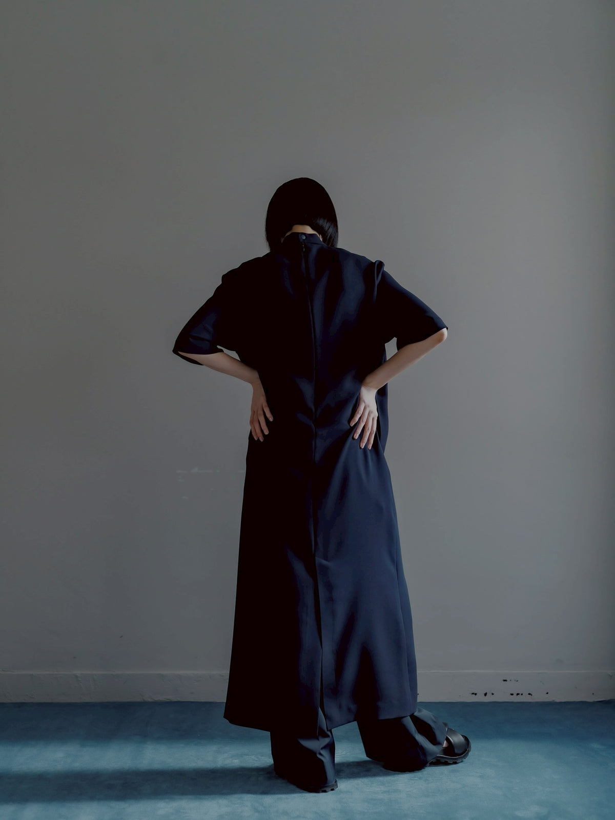 long dress (navy)