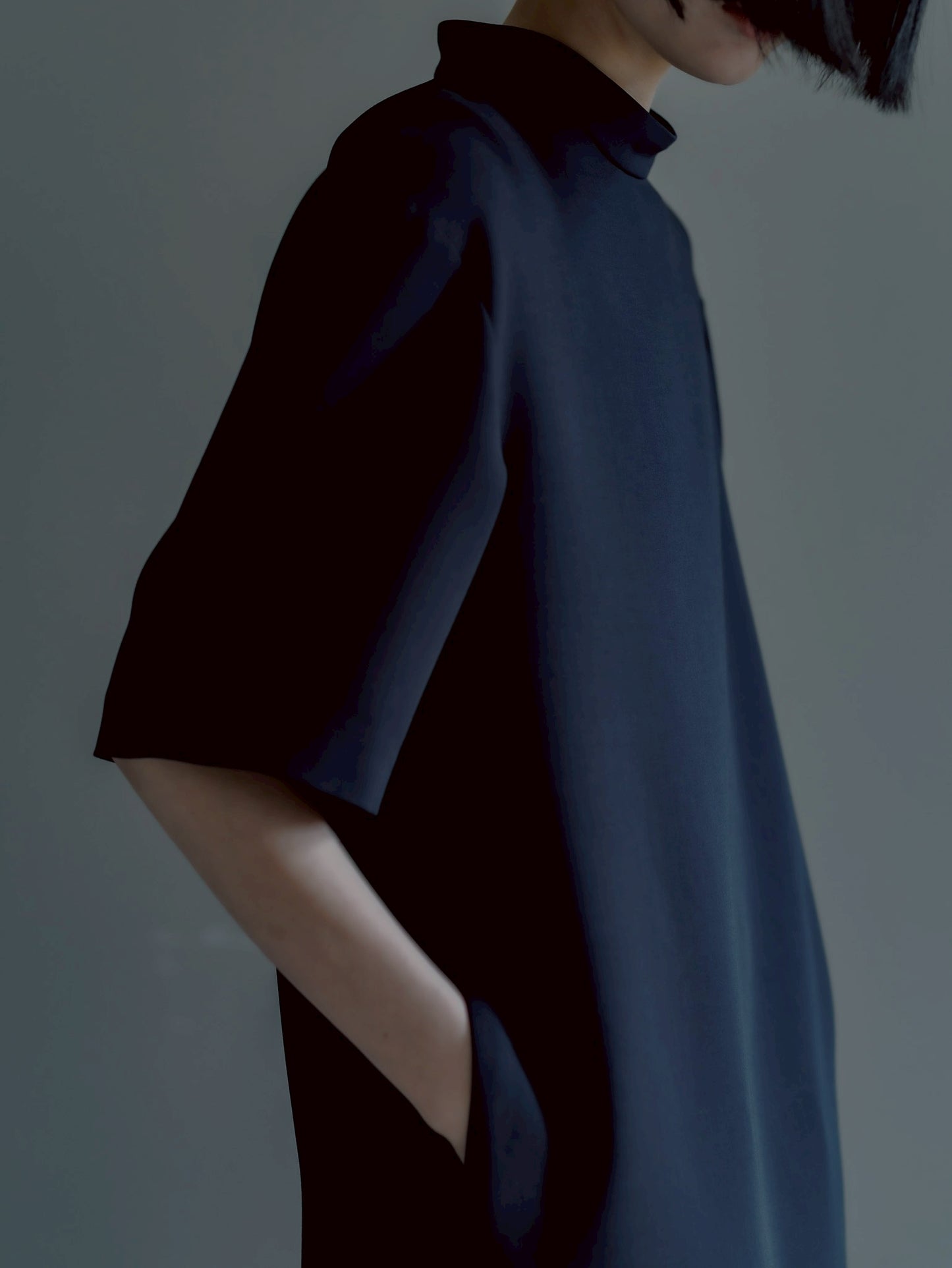 long dress (navy)