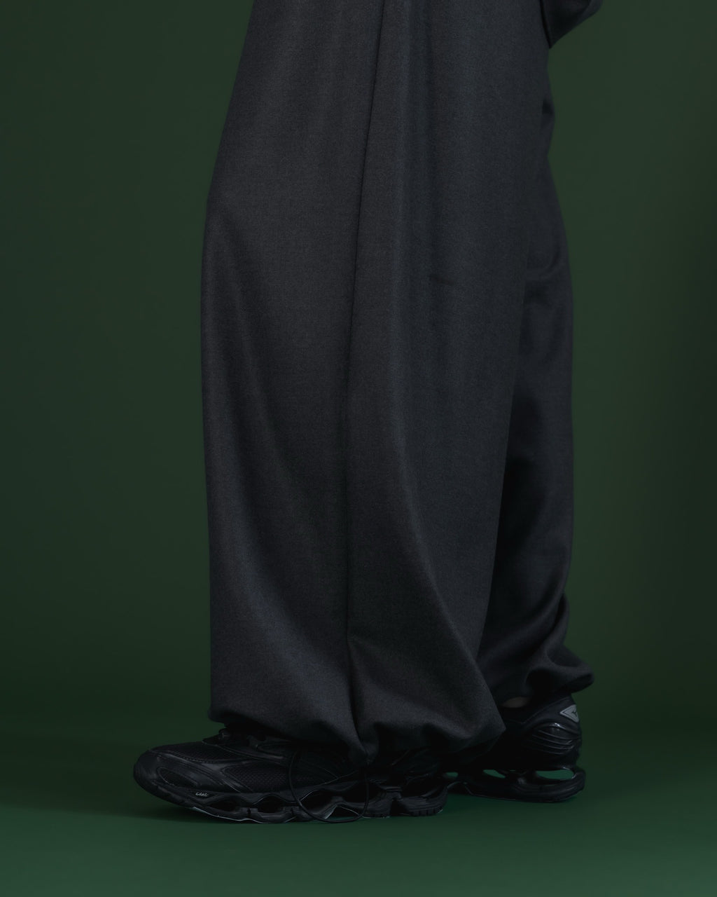 double brushed pants (gray)