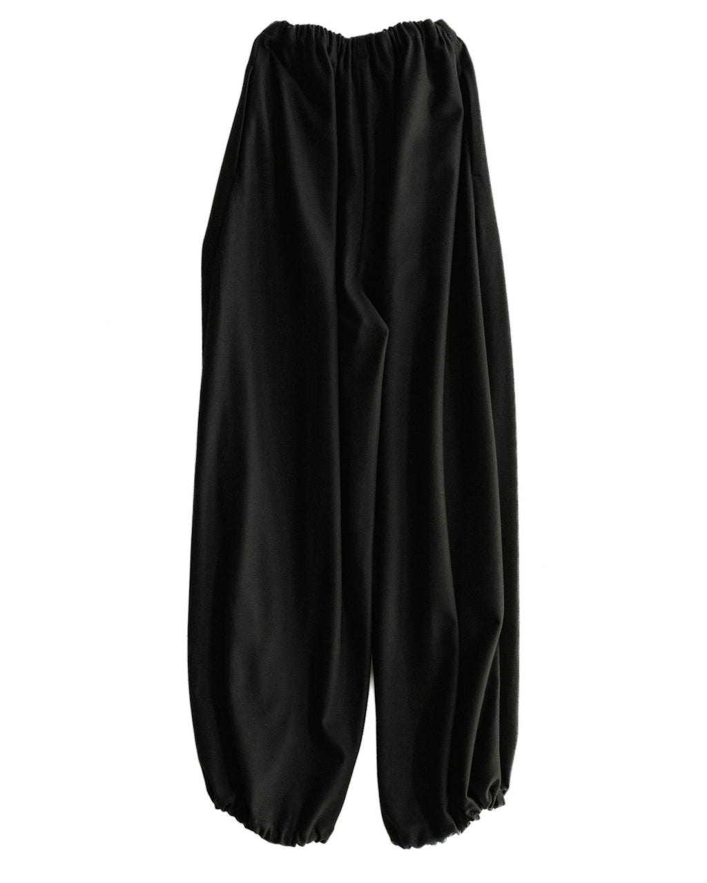 double brushed pants (black)