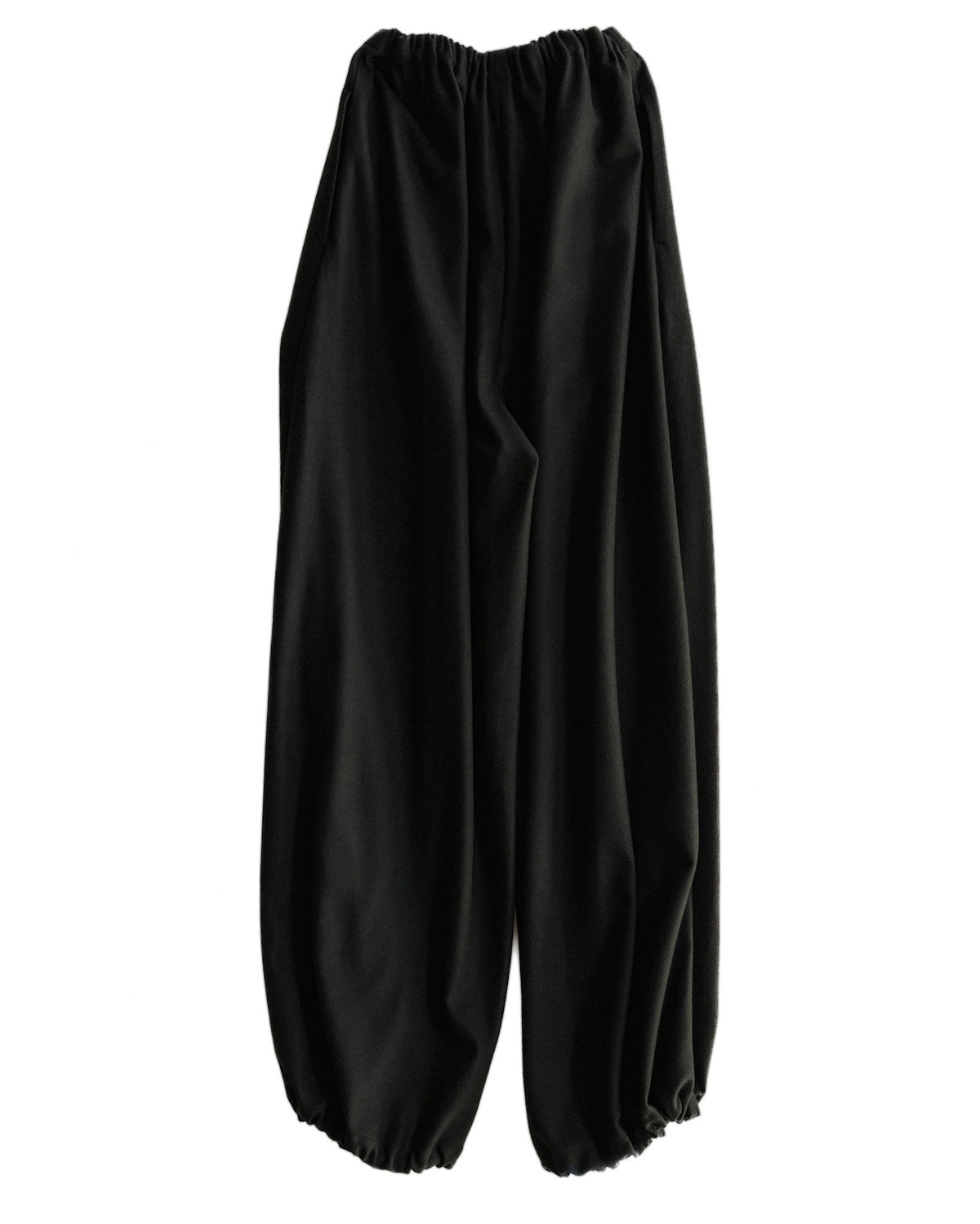 double brushed pants (black)
