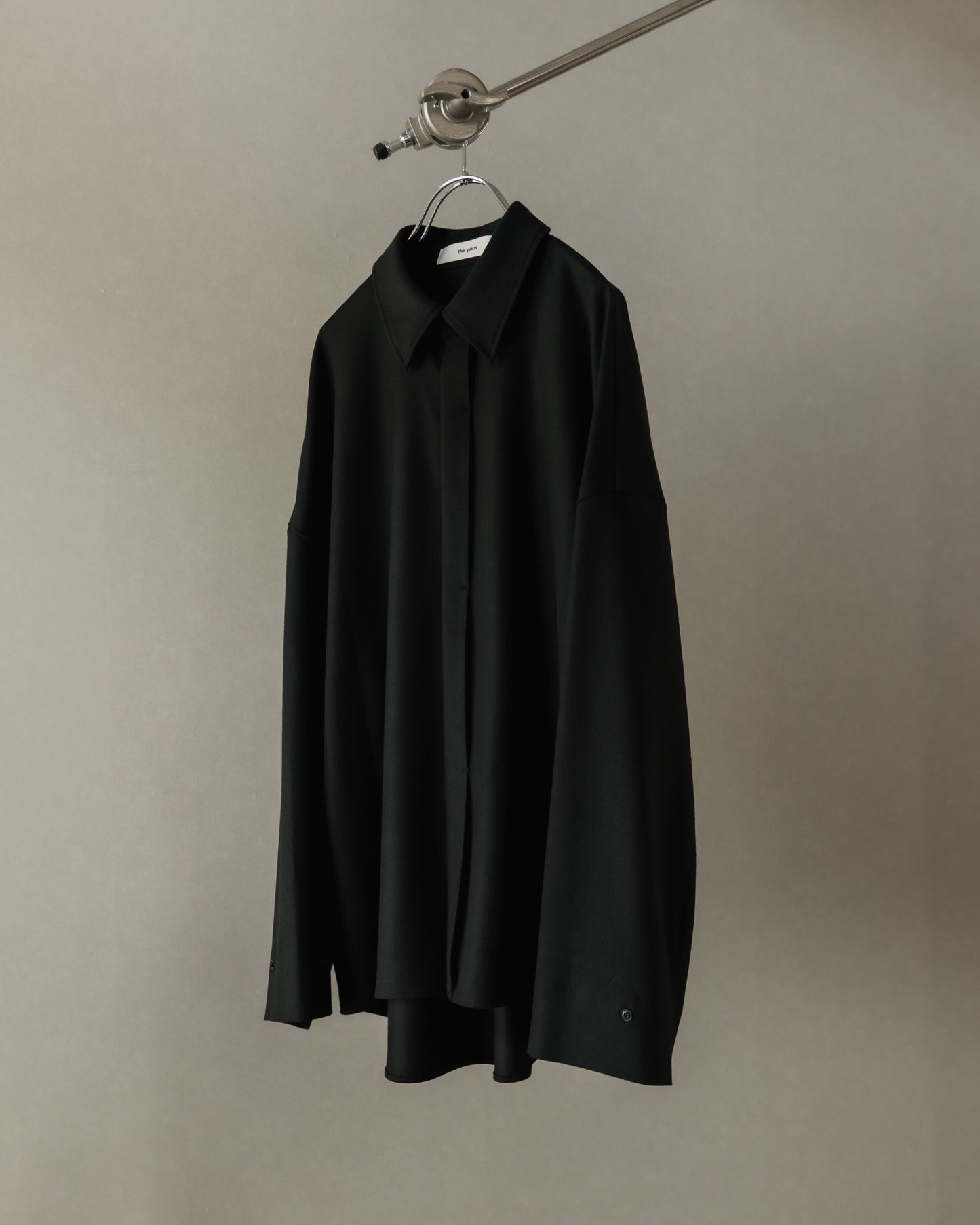 pre order / double brushed shirt (black)