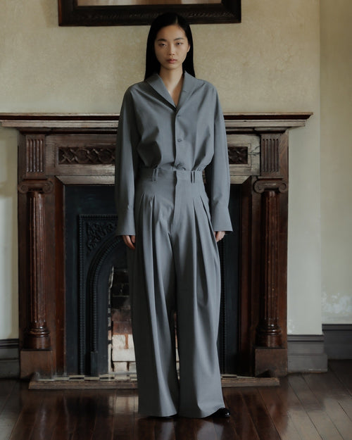 2tuck so wide pants (gray)