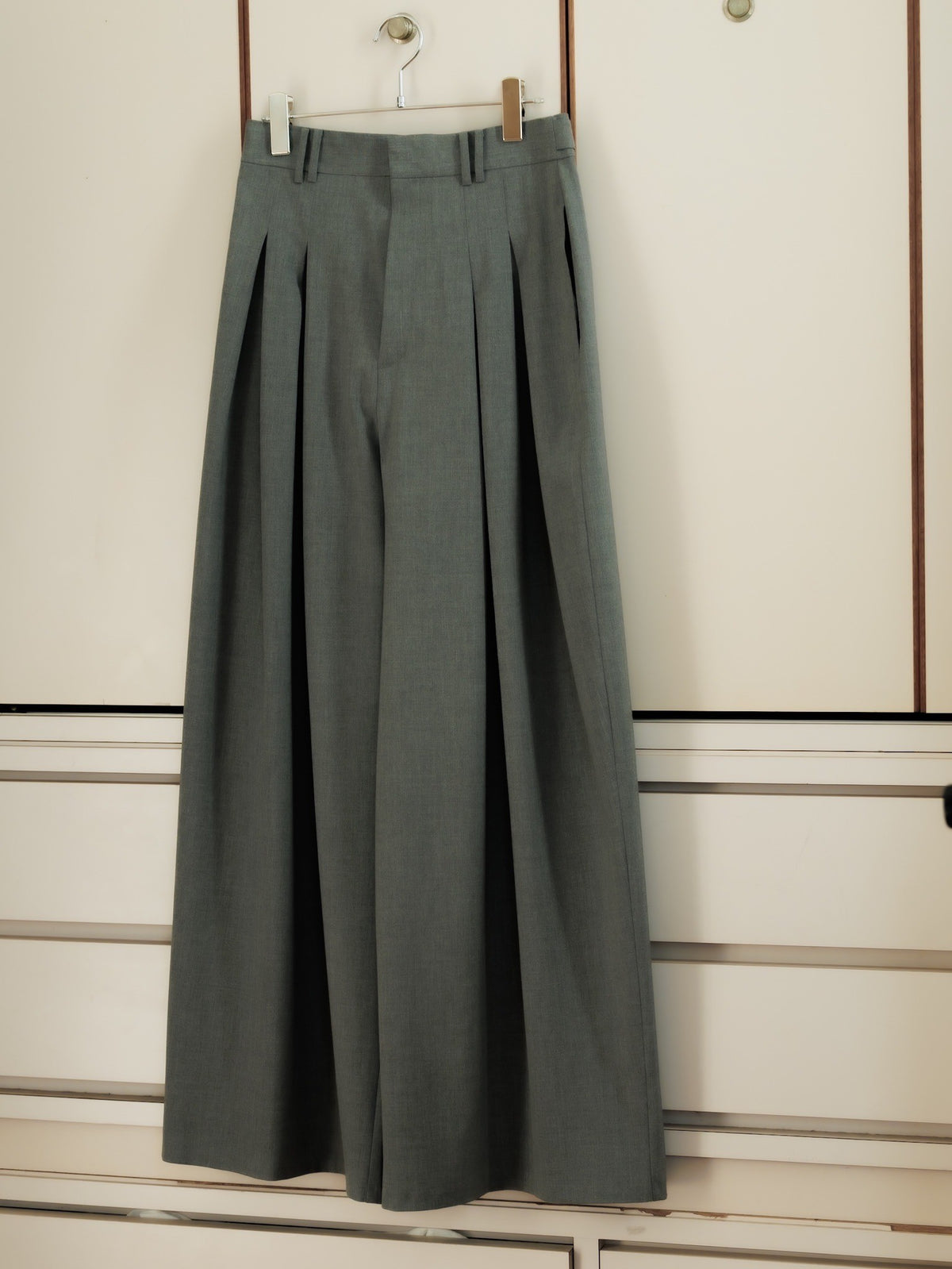 2tuck so wide pants (gray)