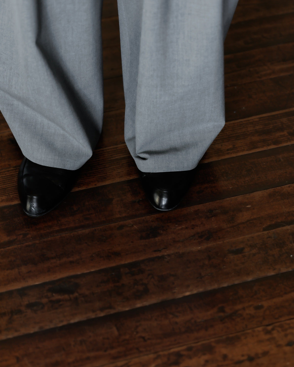 2tuck so wide pants (gray)
