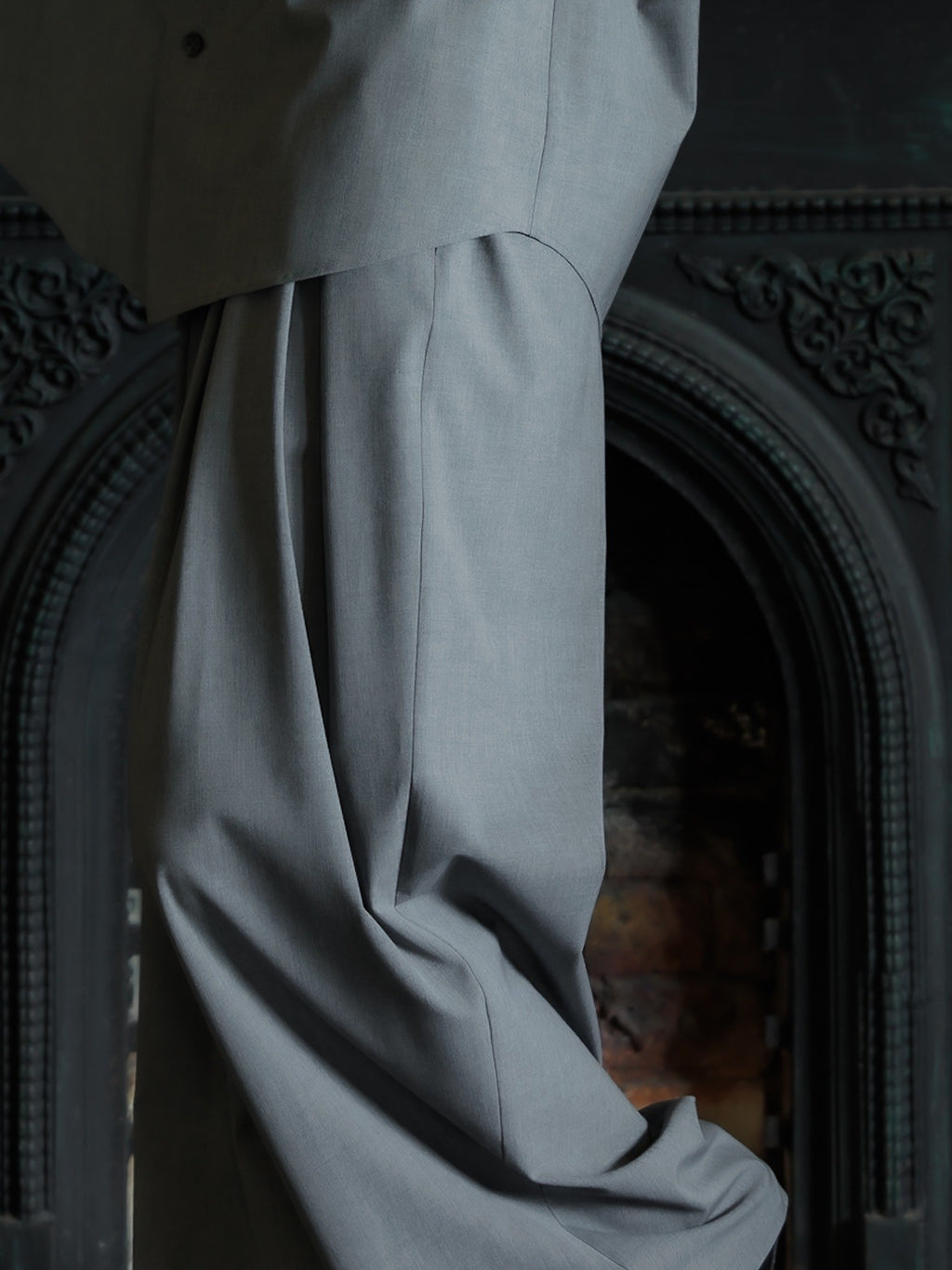 2tuck so wide pants (gray)