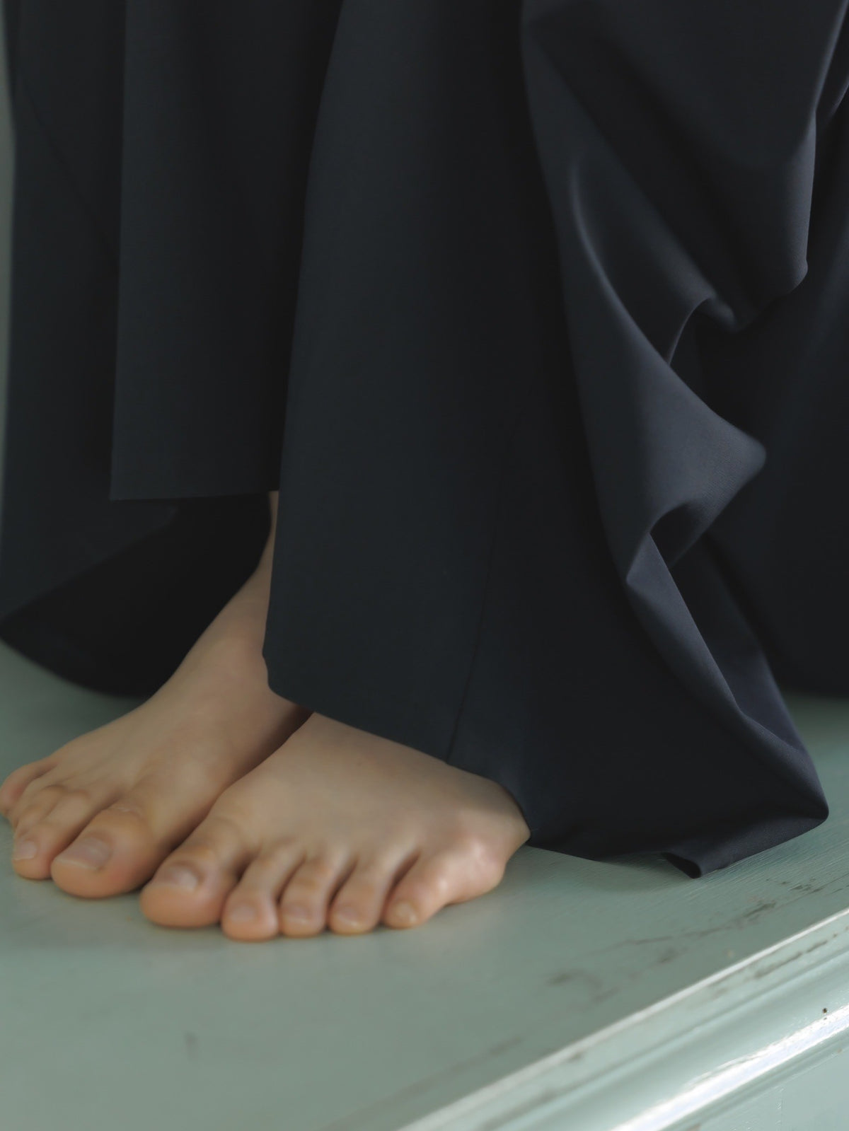 2-tuck so-wide pants (navy)