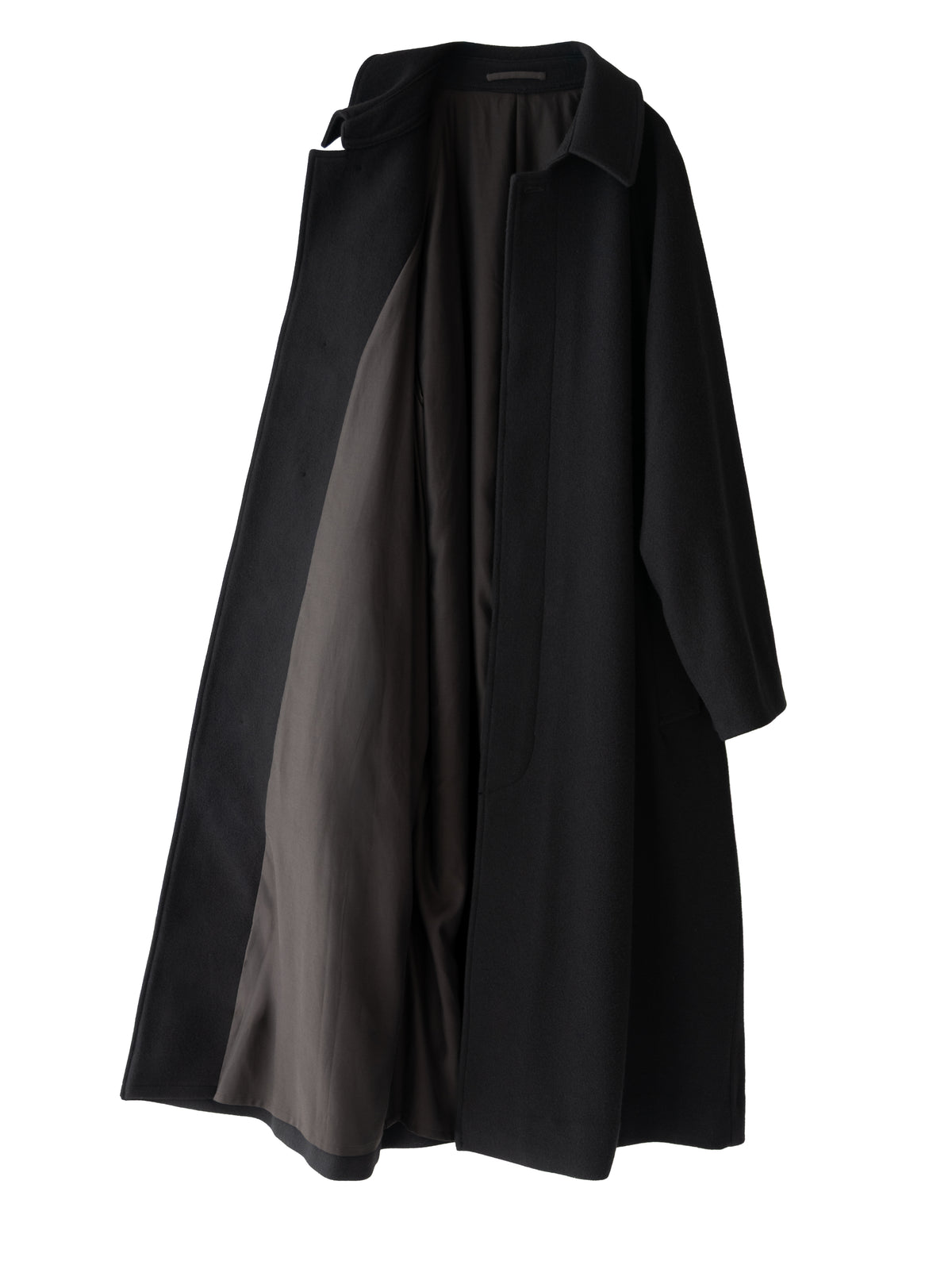【pre order】Balmacaan coat (black)