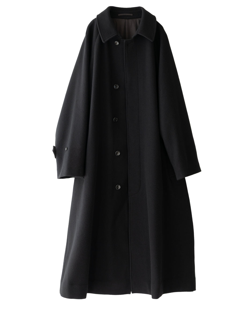 【pre order】Balmacaan coat (black)