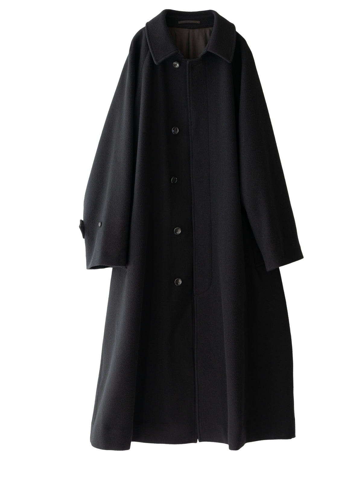 【pre order】Balmacaan coat (black)