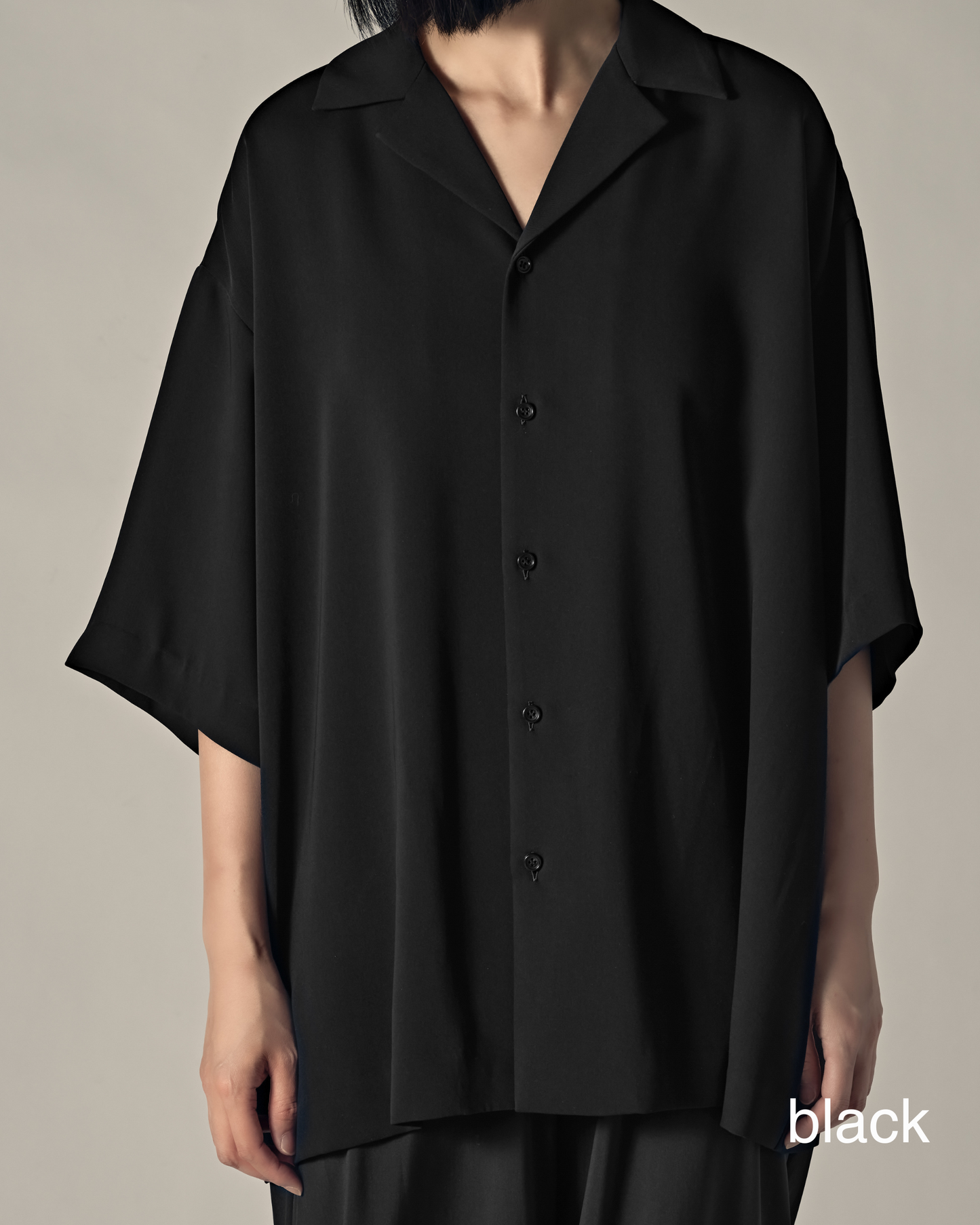 open collar shirt