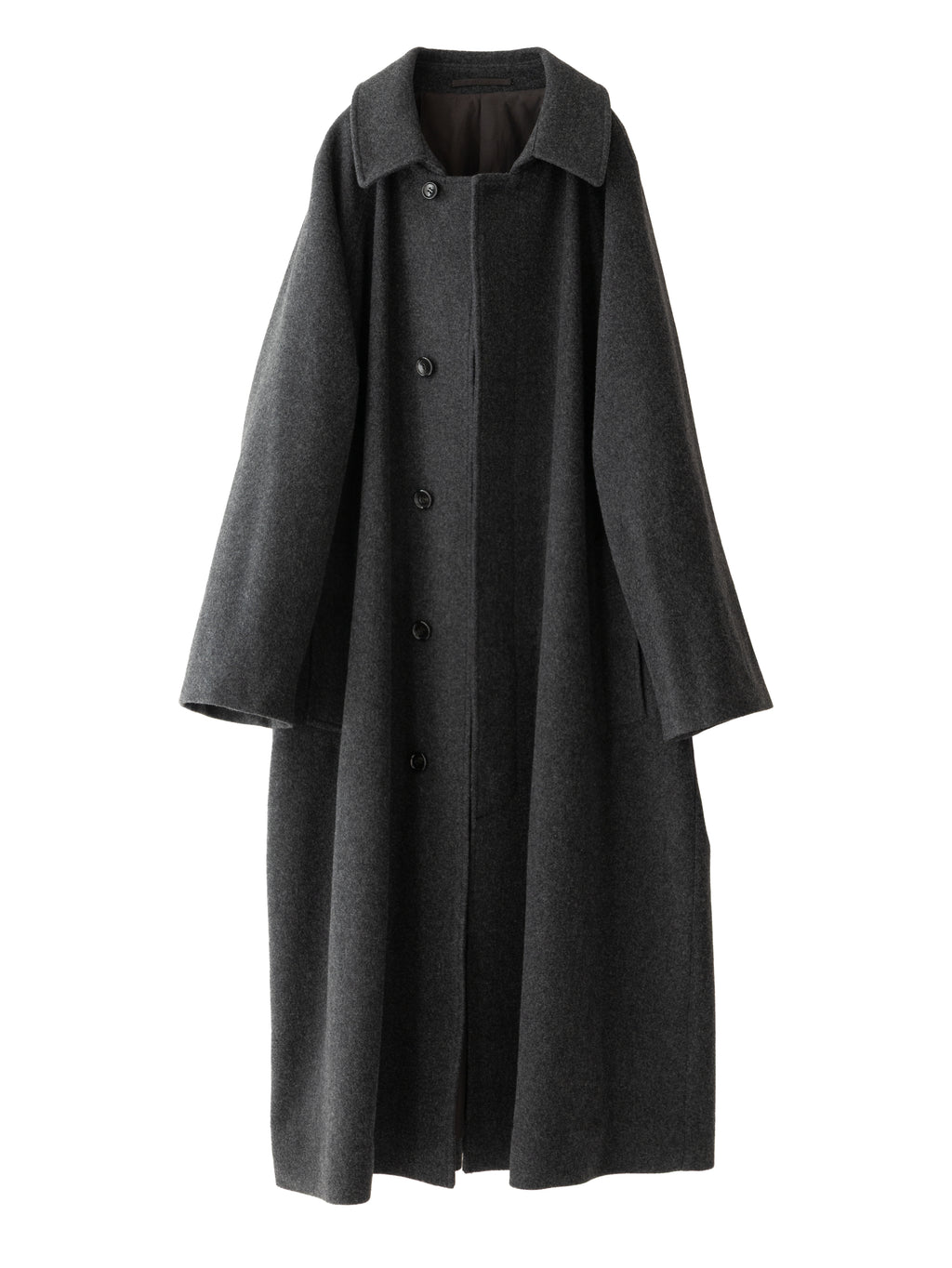 【pre order】Balmacaan coat (charcoal)