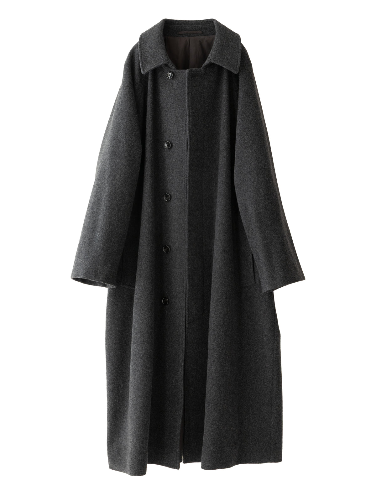 【pre order】Balmacaan coat (charcoal)