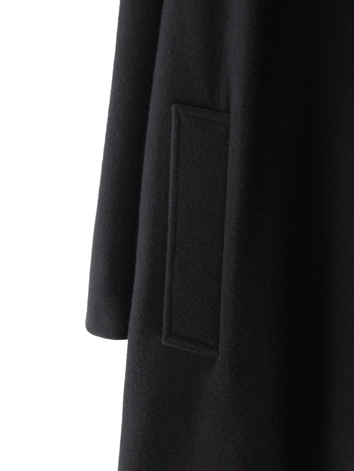 【pre order】Balmacaan coat (black)