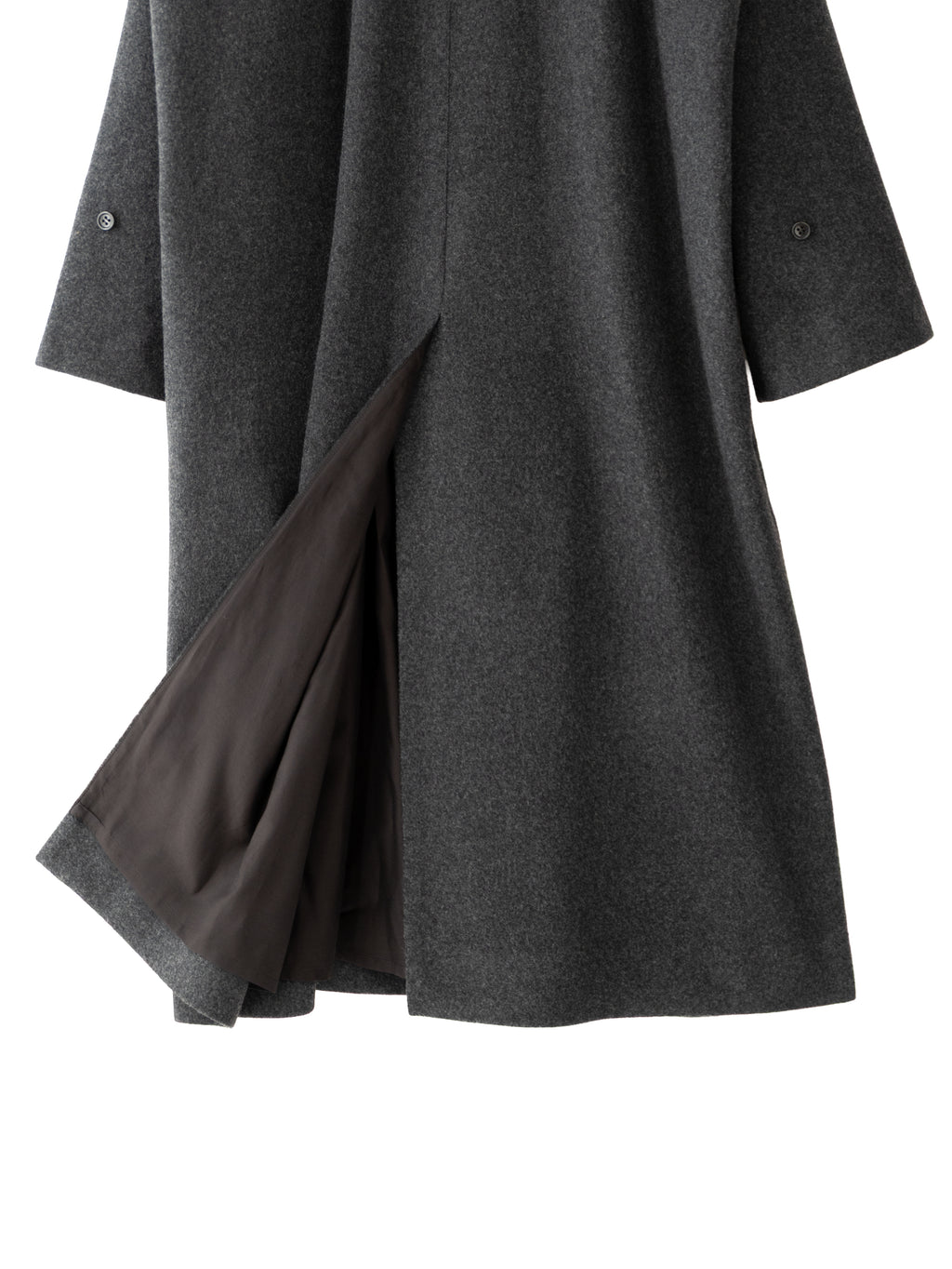 【pre order】Balmacaan coat (charcoal)