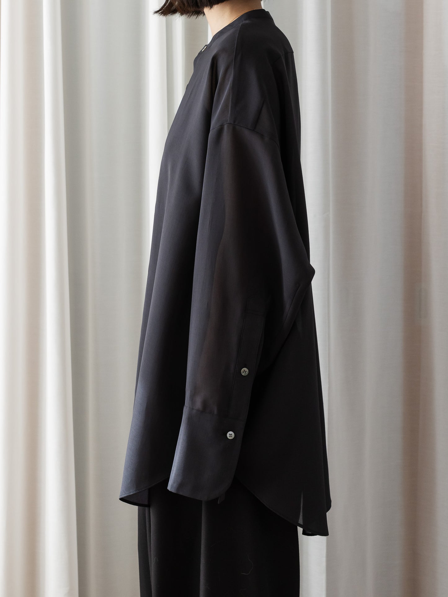 pre order / calm air shirt(navy)