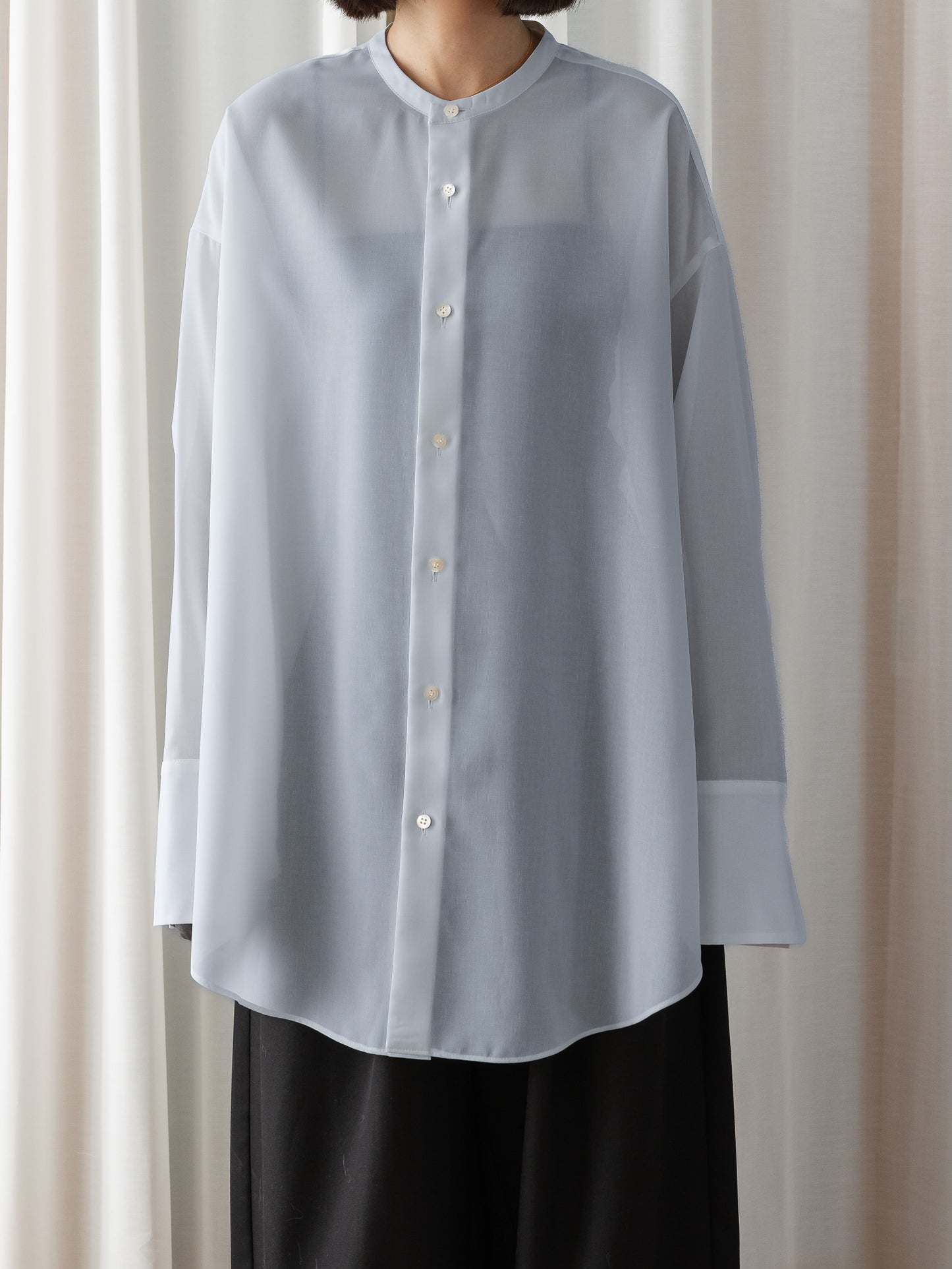 calm air shirt(pale blue)