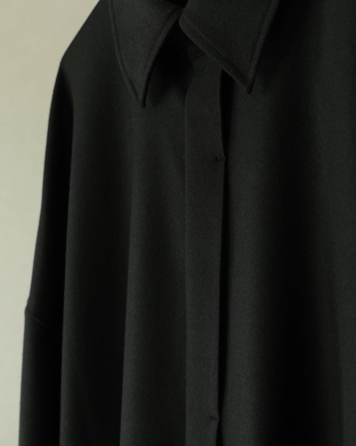double brushed shirt (black)