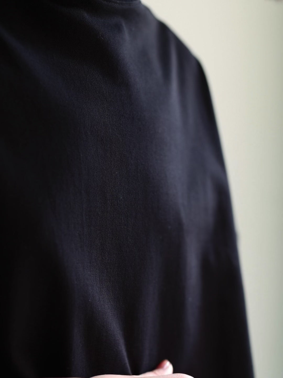 half sleeve tee (black)