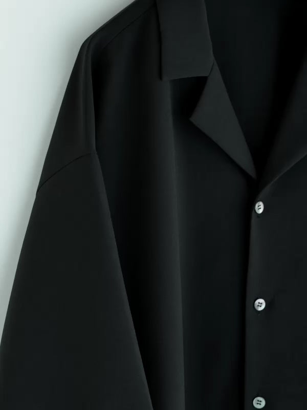 【order】open collar shirt -air-