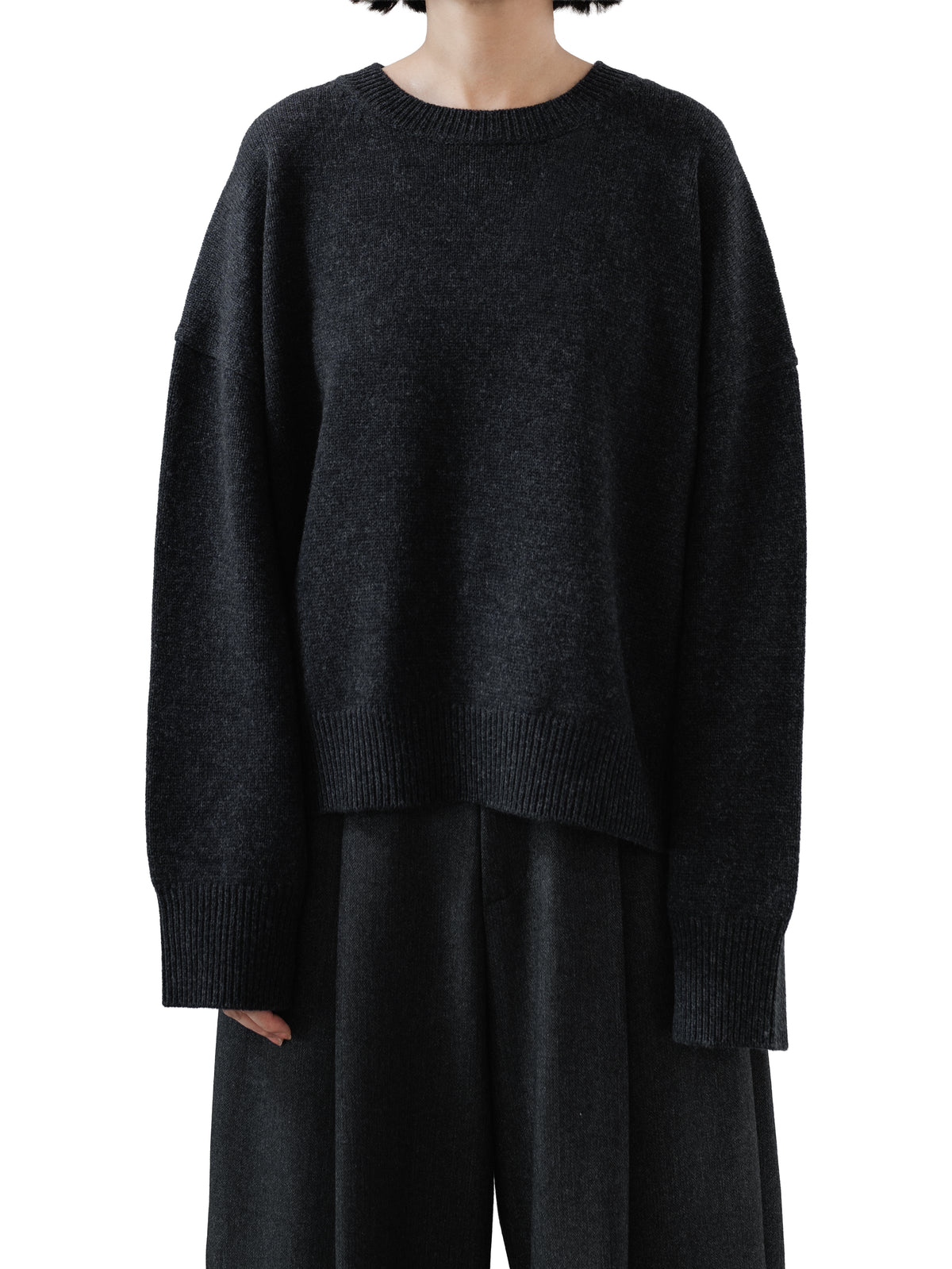 【pre order】Crew neck knit