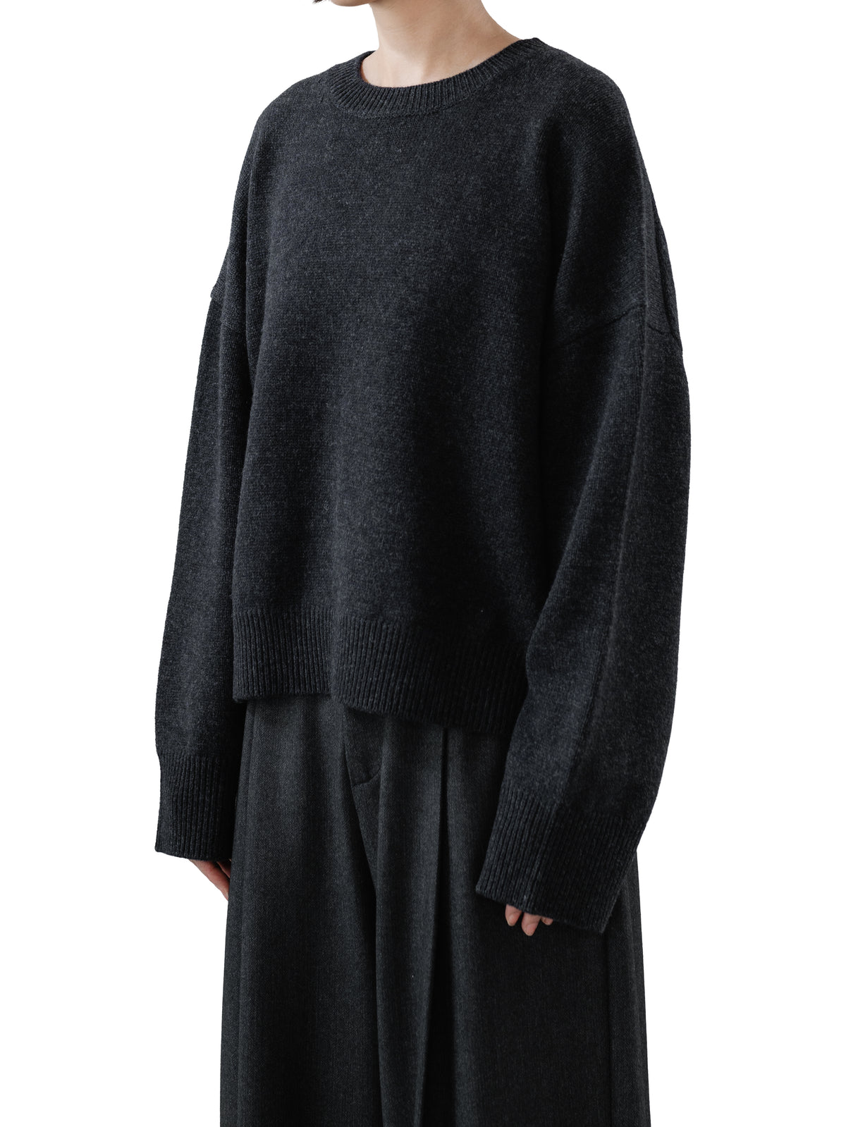 【pre order】Crew neck knit