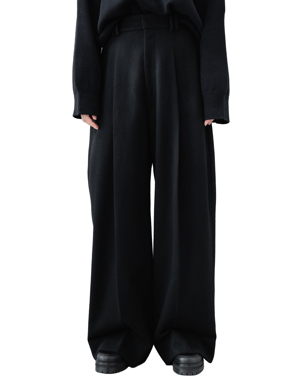【pre order】Altema pants -melton beaver-