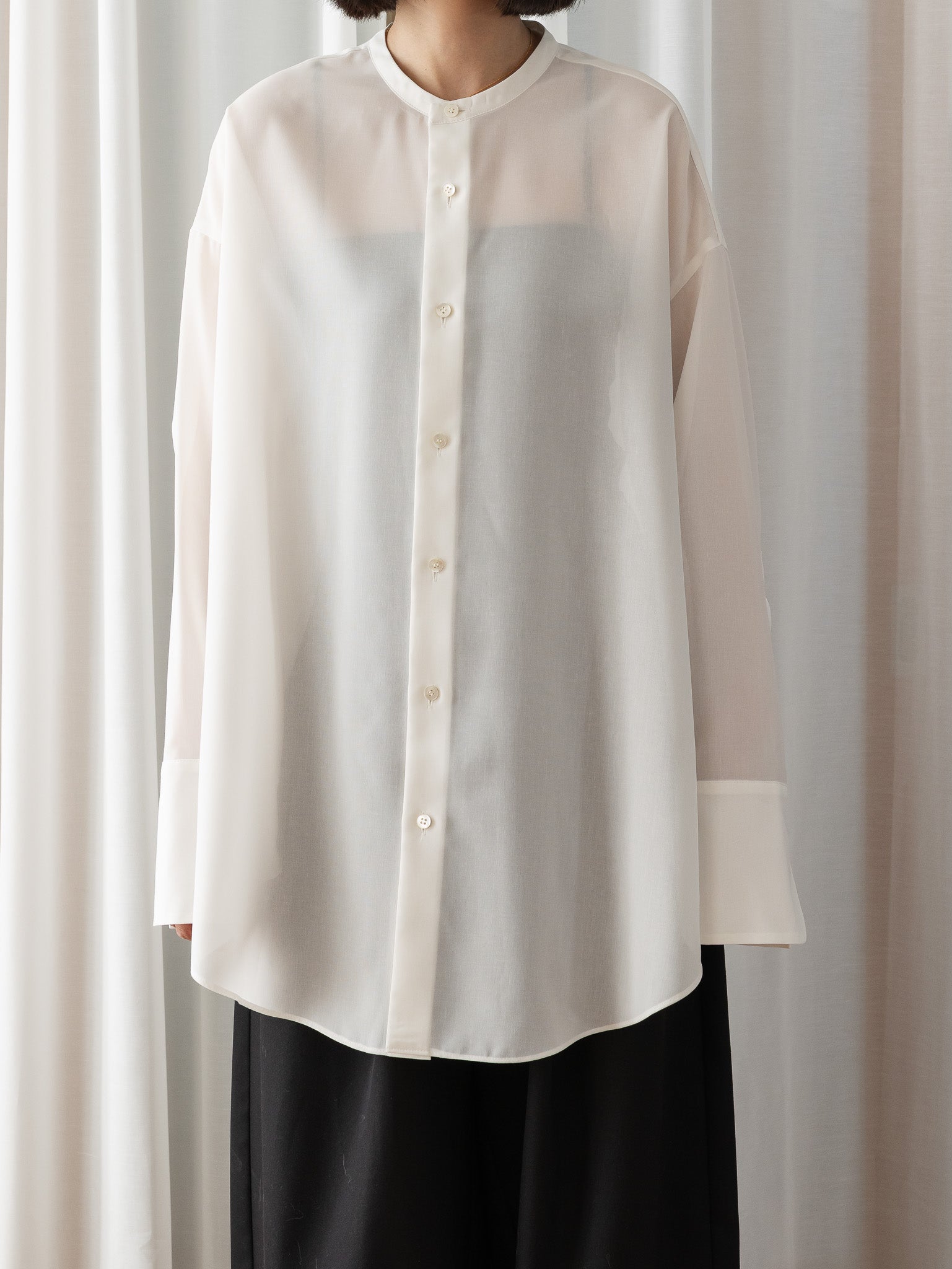 the phos open collar shirts （white） | ヤマダウェブコム